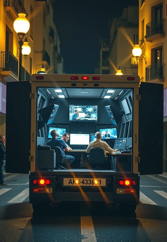 Unidad móvil en Madrid